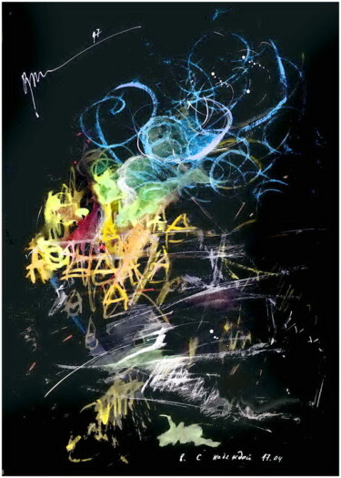 Цифровое искусство под названием "с надеждой 17.04  w…" - Dima Wilms, Подлинное произведение искусства, Акварель