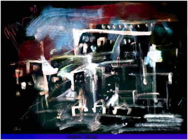 Цифровое искусство под названием "город  city 81" - Dima Wilms, Подлинное произведение искусства, Акварель