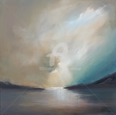 Schilderij getiteld "Mysterious Scotland…" door Wimvandewege, Origineel Kunstwerk, Olie