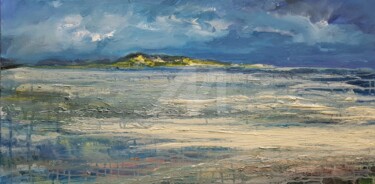 North Sea series #76 Peinture intitulée "North Sea series #76" par Wimvandewege, Œuvre d'art originale, Huile Monté sur Châssis