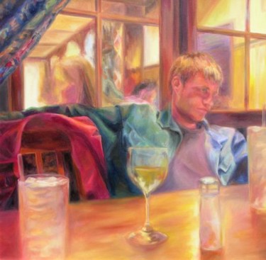 Painting titled "Meeting Her Parents" by Winters, Original Artwork