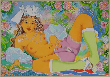 "Venus Girl" başlıklı Tablo Winfried Musial tarafından, Orijinal sanat, Suluboya