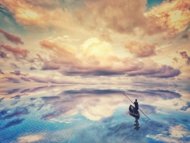 Fotografie mit dem Titel "Sea of Serenity." von Niloy Wasimul Islam, Original-Kunstwerk, Digitale Fotografie