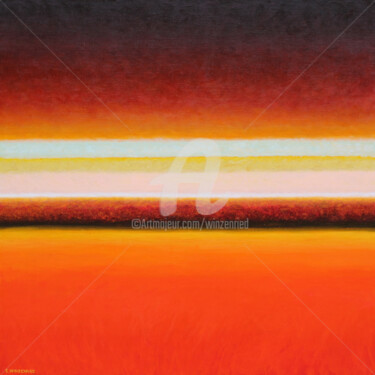 Paysage de Saskya / Saskya Landscape Peinture intitulée "Paysage de Saskya /…" par Eric Winzenried, Œuvre d'art originale, Huile Monté sur Châssis