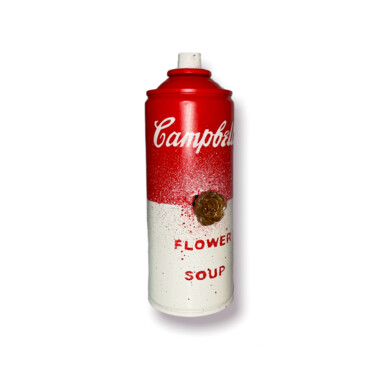 Rzeźba zatytułowany „Spray Campbell's So…” autorstwa Withartyou, Oryginalna praca, Aluminium