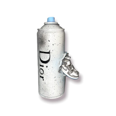 Escultura intitulada "Spray Dior" por Withartyou, Obras de arte originais, Alumínio