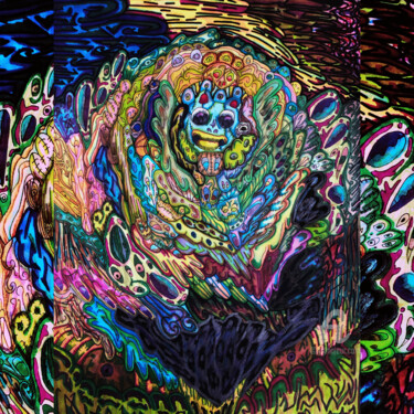 Drawing titled "POISON" by Without Warning, Original Artwork, Marker