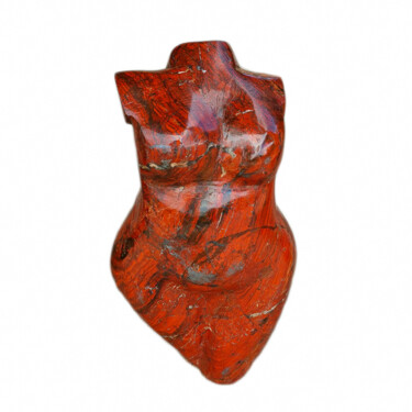 Escultura titulada "Torso" por Witness Bonjisi, Obra de arte original, Piedra