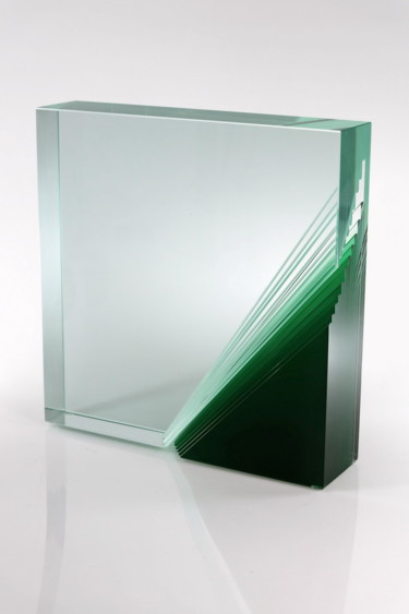 Skulptur mit dem Titel "Sculpture 370" von Witold Sliwinski, Original-Kunstwerk, Glas
