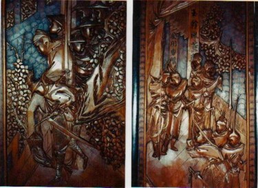 Sculpture titled "CALDER DOORS" by Jim Calder, Original Artwork