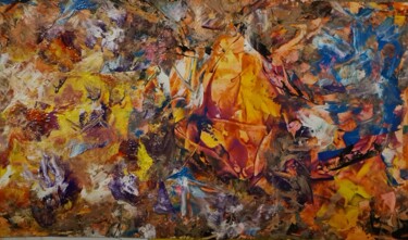 Картина под названием "Бабочки" - Wladimir Zizilin, Подлинное произведение искусства, Акрил