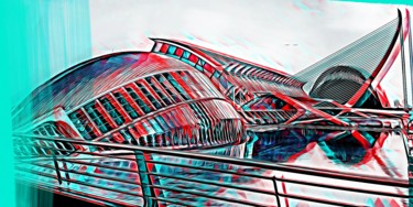 Painting titled "Calatrava, Valencia…" by Wlad Safronow, Original Artwork, Digital Painting