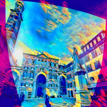 Painting titled "Verona 3" by Wlad Safronow, Original Artwork, Digital Painting