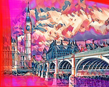 Pintura titulada "London 2" por Wlad Safronow, Obra de arte original, Pintura Digital