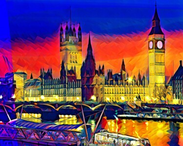 Pintura titulada "London 6" por Wlad Safronow, Obra de arte original, Pintura Digital