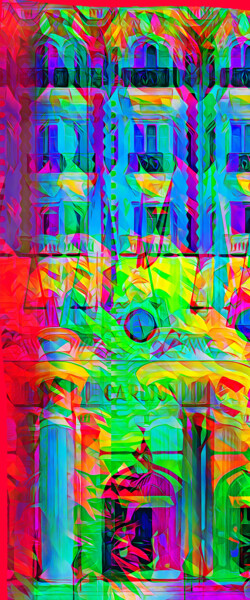 Schilderij getiteld "Monaco 2" door Wlad Safronow, Origineel Kunstwerk, Digitaal Schilderwerk