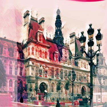 Paris 2 Painting titled "Paris 2" by Wlad Safronow, Original Art, Digital Painting