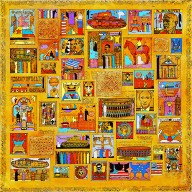 Painting titled "Beautiful Old World" by Wlad Safronow, Original Artwork, Digital Painting