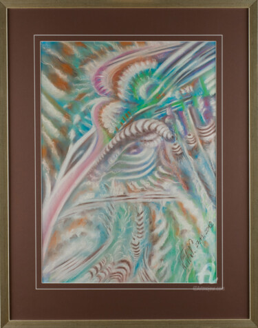 Peinture intitulée ""IELLYFISH"" par Włodzimierz Marian Nowak, Œuvre d'art originale, Pastel