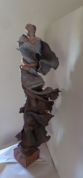 Sculpture titled "dryade" by Martine Woellet, Original Artwork, Terra cotta