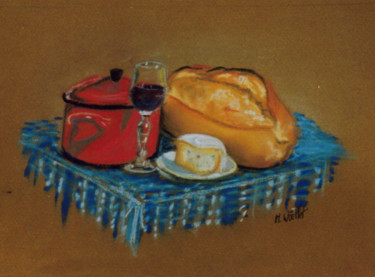 "le mouflet" başlıklı Tablo Martine Woellet tarafından, Orijinal sanat, Pastel