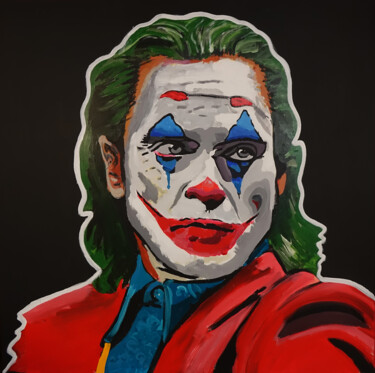 Malarstwo zatytułowany „Joker” autorstwa Wojciech Bąbski, Oryginalna praca, Akryl