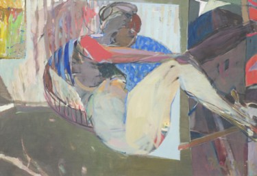 Malarstwo zatytułowany „Kobieta” autorstwa Wojciech Augustyn Plust, Oryginalna praca, Akryl