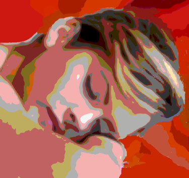Tanja est endormie - Sleeping Tanja Digital Arts titled "Tanja est endormie…" by Wolf Thiele, Original Art, 2D Digital Work