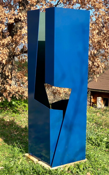 Sculpture titled "Comme çi ou comme ç…" by Wolf Thiele, Original Artwork, Metals