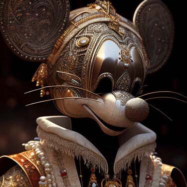 Digital Arts titled "Venetian Mickey" by Wonder Art, Original Artwork, 3D Modeling