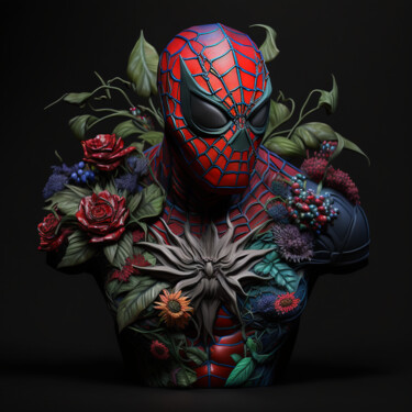 数字艺术 标题为“Naturist Spider” 由Wonder Art, 原创艺术品, 2D数字工作