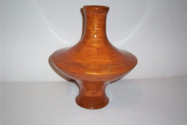 Sculpture titled "vessel" by Lane Daniel, Original Artwork, Wood