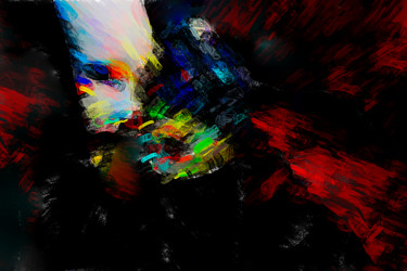 Цифровое искусство под названием "Masquerade #001" - Mikhail Solovyov, Подлинное произведение искусства, Цифровая живопись