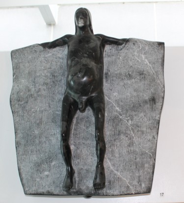 Sculptuur getiteld "Beach Boy" door Wojciech Pietranik, Origineel Kunstwerk, Steen