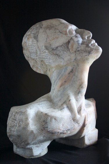 Rzeźba zatytułowany „Father” autorstwa Wojciech Pietranik, Oryginalna praca, Kamień