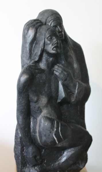 Sculpture titled "I'm Sad Again - Iraq" by Wojciech Pietranik, Original Artwork, Stone