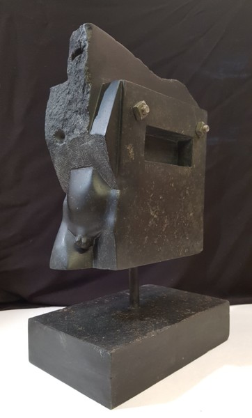 Sculpture intitulée "Naked Ned (Kelly)" par Wojciech Pietranik, Œuvre d'art originale, Pierre
