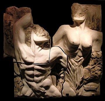 Sculpture titled "Roman Sculpture" by Mayta Pasa & Alvaro Berti Wall Sculptures, Original Artwork