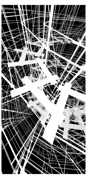Grafika cyfrowa / sztuka generowana cyfrowo zatytułowany „scaffolding-xavier-…” autorstwa Xavier Arnoud, Oryginalna praca, M…
