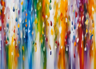 Arts numériques intitulée "Rain" par Xav'Art, Œuvre d'art originale, Image générée par l'IA
