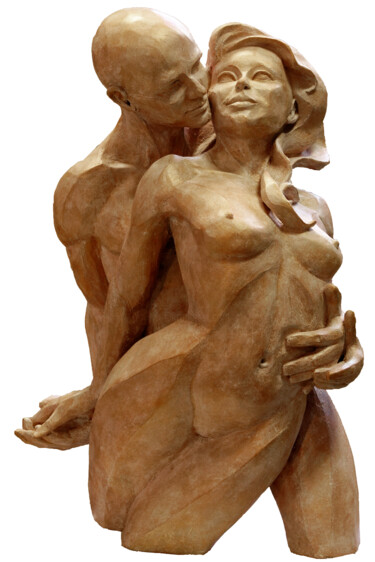 雕塑 标题为“Rien que toi et moi” 由Xavier Besson, 原创艺术品, 兵马俑