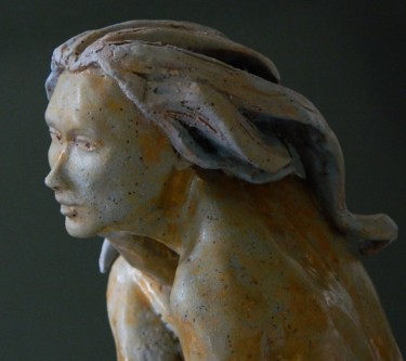 Sculpture titled "Tout là-haut - Scul…" by Xavier Besson, Original Artwork, Ceramics