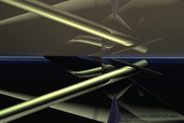 Digital Arts titled "Abstract Alien Geom…" by Xavier Crepin, Original Artwork