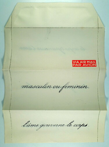 Incisioni, stampe intitolato "The five sentences…" da Xavier Debeerst, Opera d'arte originale, Monotipo