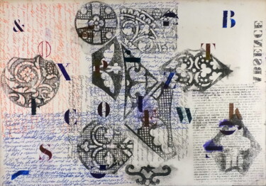 Отпечатки и Гравюры под названием "Absence" - Xavier Debeerst, Подлинное произведение искусства, Монотип