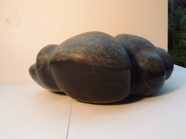 Sculpture titled "Le cloud" by Xavier Malbreil, Original Artwork, Stone