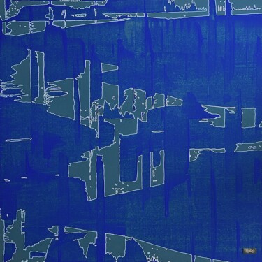 Ζωγραφική με τίτλο "Atlantis" από Xaro, Αυθεντικά έργα τέχνης, Ακρυλικό Τοποθετήθηκε στο Ξύλινο πάνελ