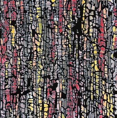 Peinture intitulée "GRAPHIC BARK 24" par Xaro, Œuvre d'art originale, Acrylique