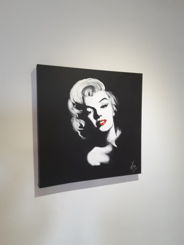 Malerei mit dem Titel "Marilyn Monroe" von Xavier Wttrwulghe, Original-Kunstwerk, Acryl