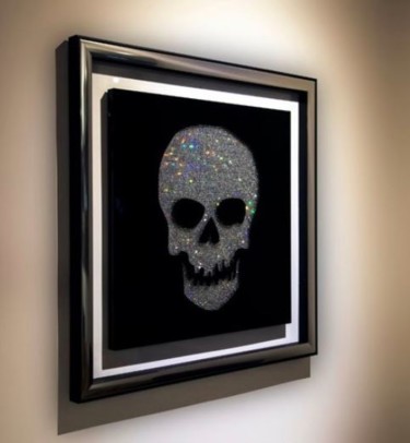 "Diamond's Skull Big" başlıklı Heykel Xavier Wttrwulghe tarafından, Orijinal sanat, Cam